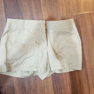 Light khaki j.crew shorts